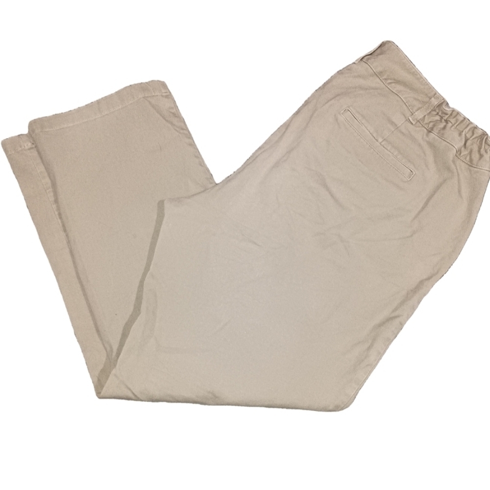 Talbots Khaki Heritage Pants Size 16w